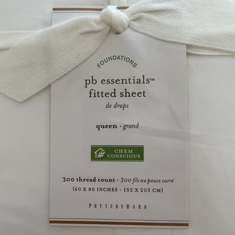 Pottery Barn Queen Fitted Sheet